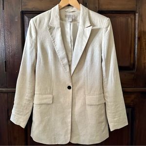 H&M Linen Blazer